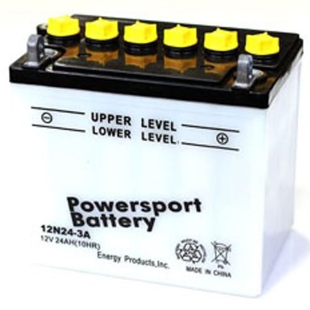 ILC Replacement for Battery 12n24-3a Power Sport Battery 12N24-3A POWER SPORT BATTERY BATTERY